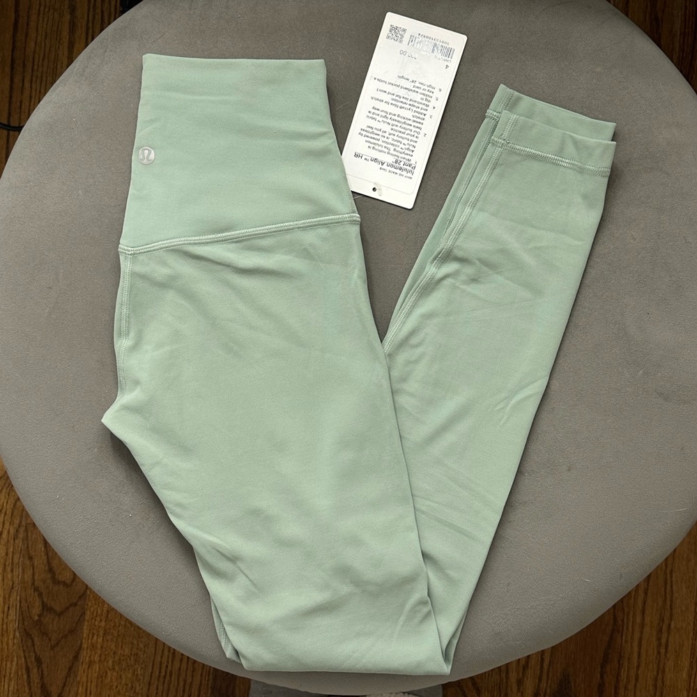Lululemon Align High Rise Leggings 28” in Palm Court
